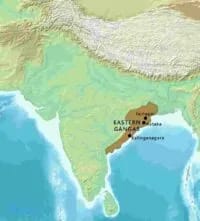 Eastern ganga dynasty map