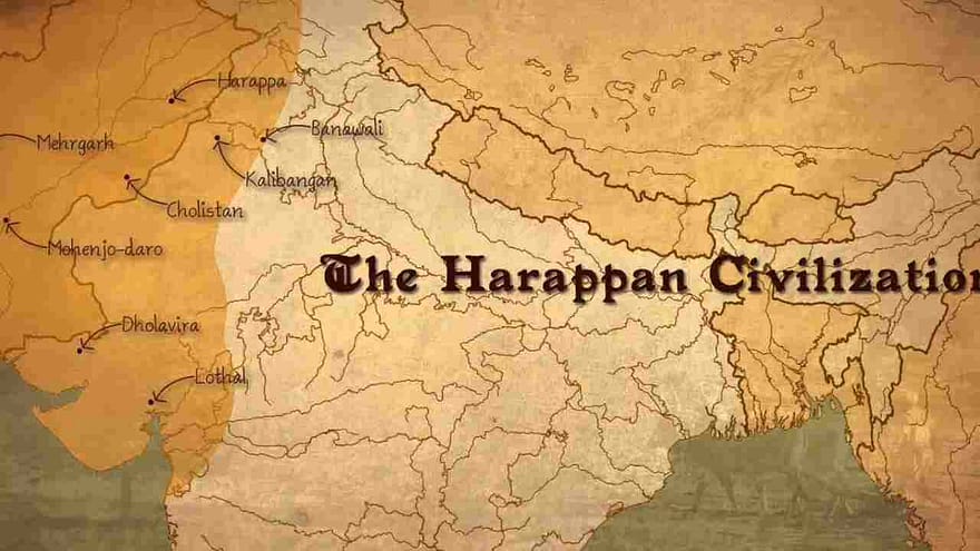 harappa sabhyata map